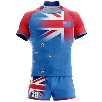 Популярный дизайн одежды 2022 года форм регби, комплектов регби с картиной сублимации